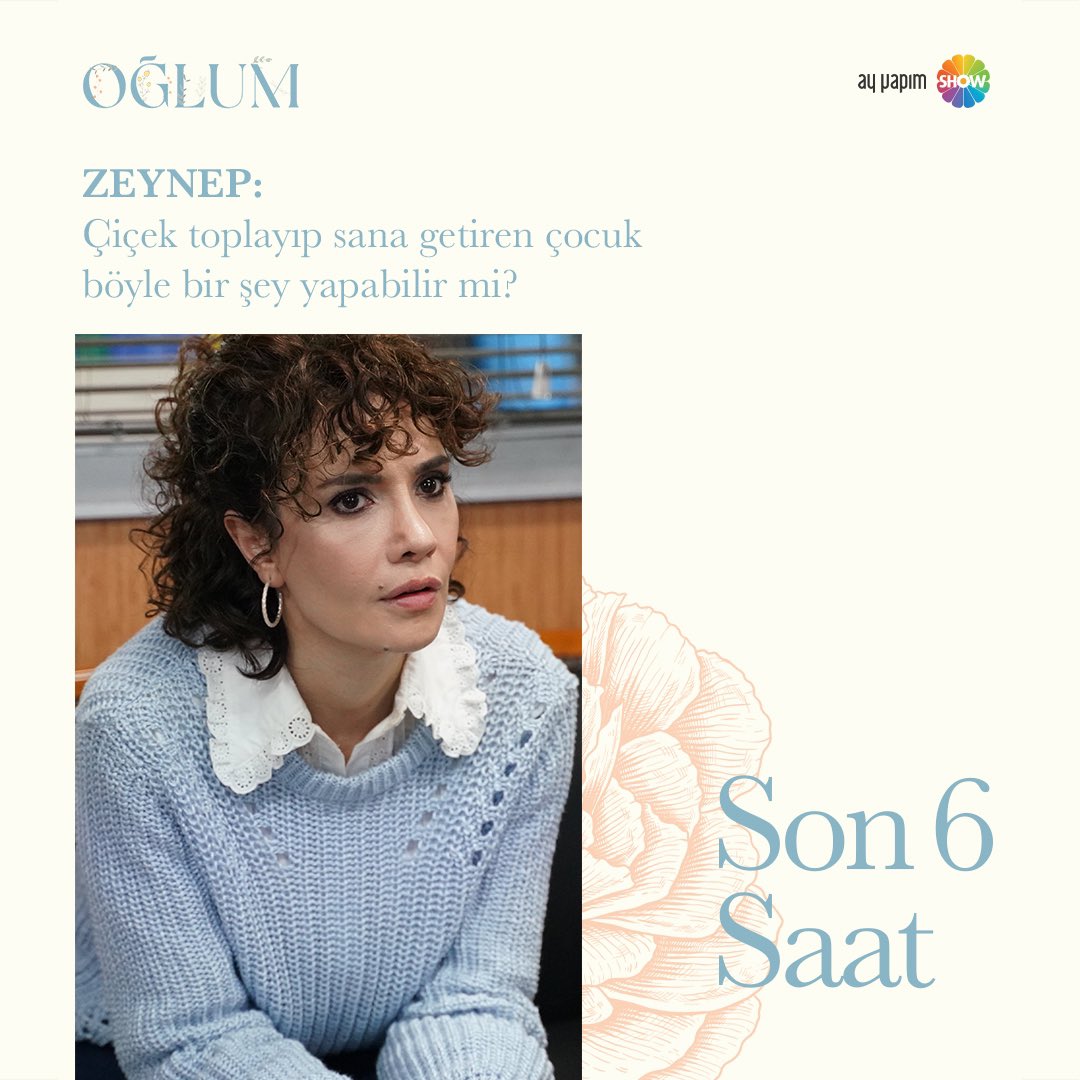 Yeni bölüme son 6 saat! 
#Oğlum bu akşam saat 20.00’de <a href="/showtv/">Show TV</a>’de!
Bölüm etiketimiz: #masum