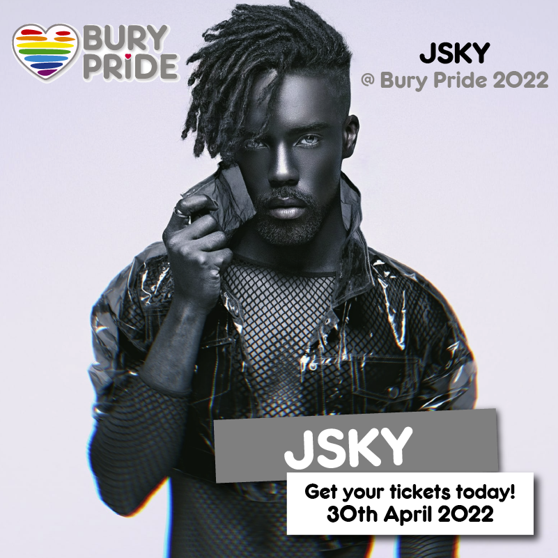buryprideuk's tweet photo. Bury Pride 2022 featuring Jsky!

Get your FREE tickets here: https://t.co/GPCuOk97EZ

#Pride #Bury #BuryPride #LGBTQIA #LGBT #LGBTQ #loveislove #rainbow #proud #jsky #Livemusic https://t.co/rJ2CPll6Zo
