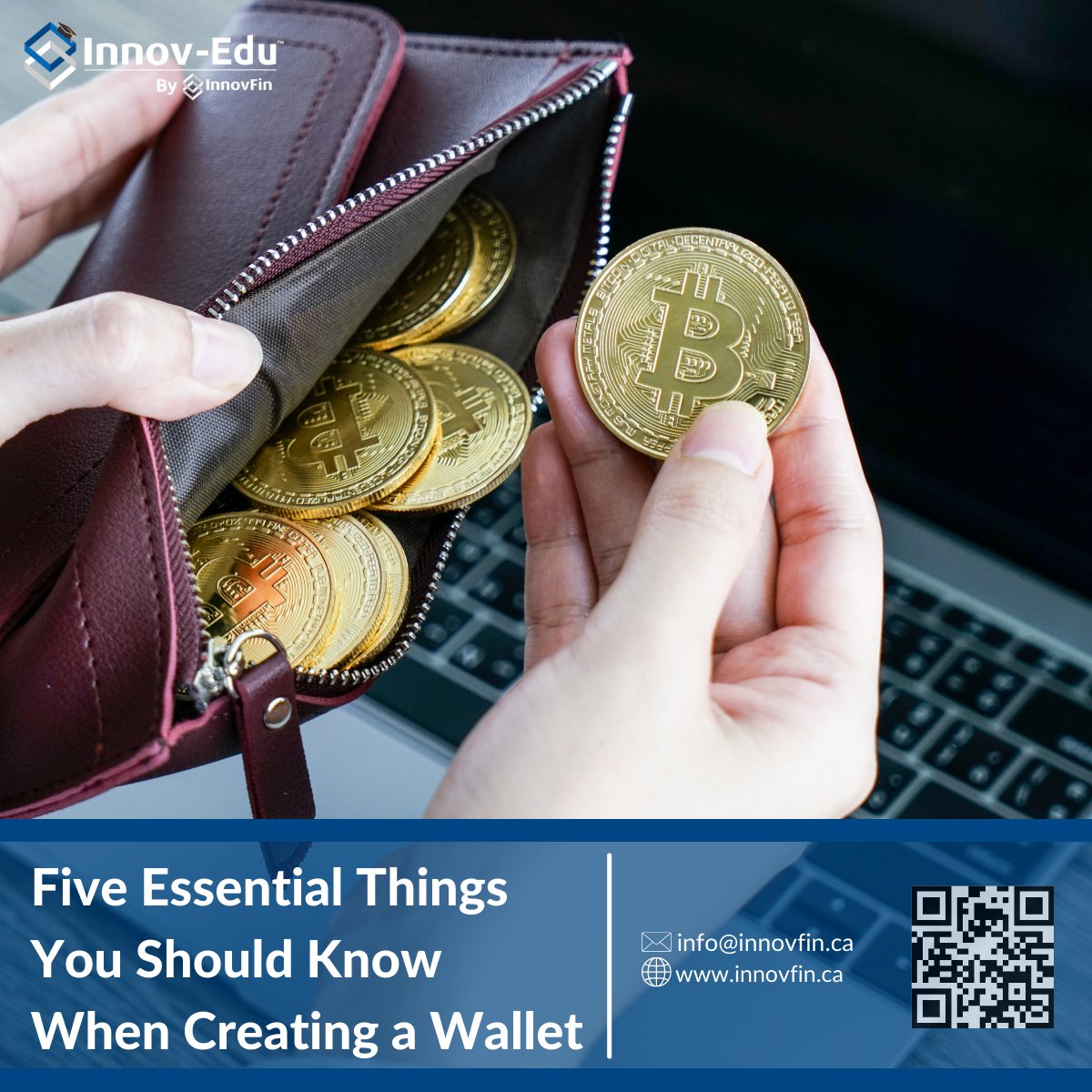 Talia81882871's tweet photo. #FiveEssentials you should know about crypto #wallets!
Read more on the essentials here๐ https://t.co/FP3RgnEAVQ
Reach us at info@innovfin.ca
@TheInnovFin @InnovfinI @ptbochamber @InnovationPtbo @Haltech_RIC @PeterboroughCC @Innov_Edu @newchipco https://t.co/RO96RPf7Co