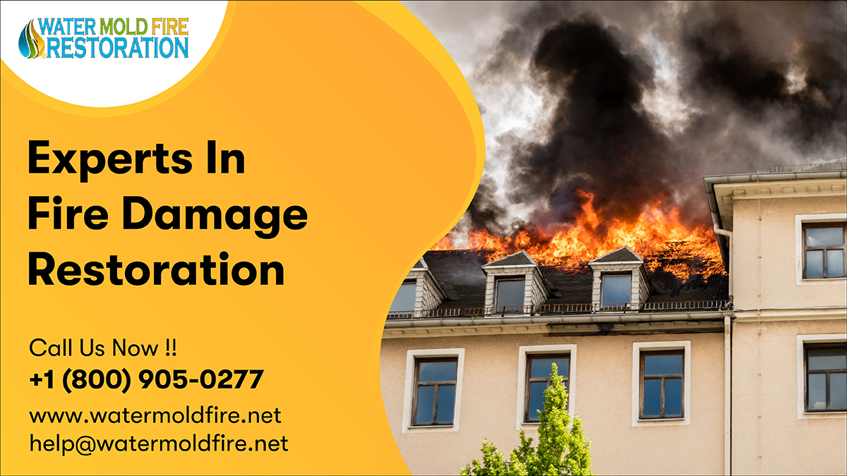 When your property is damaged due to an unfortunate fire accident, give a call to our dedicated experts to restore your property so you can resume your normal life as quickly as possible. 
Call:- 800-905-0277
Mail:- help@watermoldfire.net
Visit:- pos.li/2ia7vo