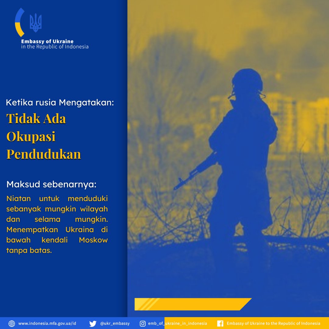 UKRinIDN's tweet photo. Berikut istilah yang acap kali digunakan oleh media dan propaganda yang beredar, serta makna sebenarnya sesuai dengan yang terjadi di lapangan. https://t.co/9uRgbPrng1
