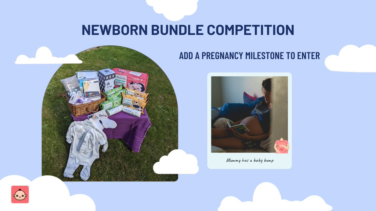 Remember to add your pregnancy milestones to enter our newborn bundle competition! 

Add yours today 
mysunshineapp.page.link/mqky

T&amp;C's 
blog.mysunshineapp.com/2022/04/06/new…
