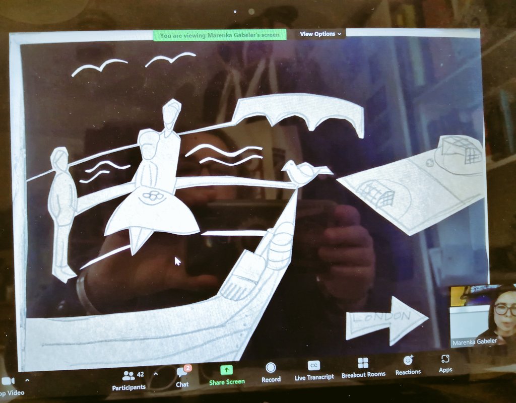 jajickulous's tweet image. Inspired by the sensative interpretation of stories and memories through the fabulous art work of @MarenkaG for RYCT.
#PerformingOralHistory
#reminiscence