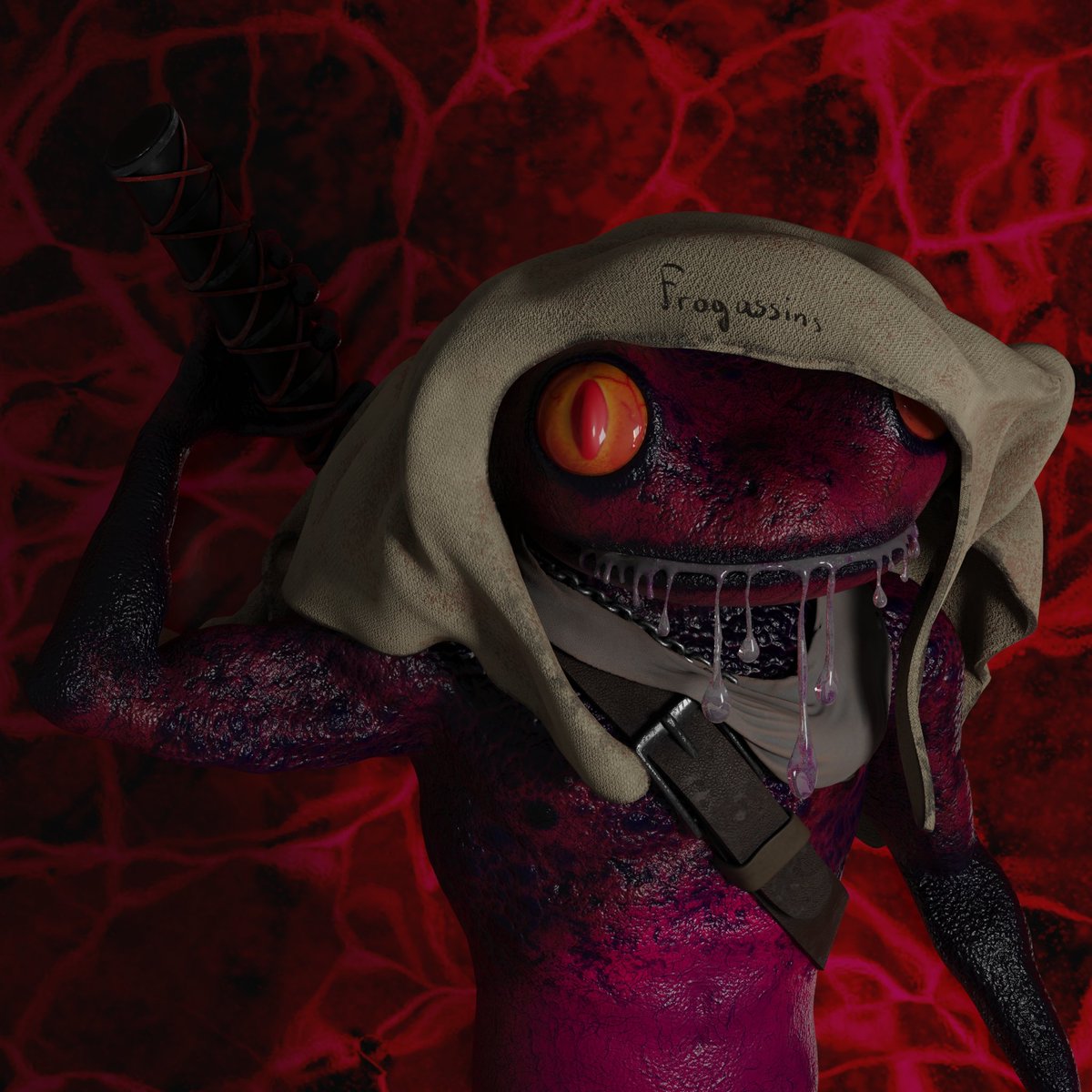 Frogassins's tweet photo. The bloody One, He needs blood 👹! https://t.co/YnYEm5ageV