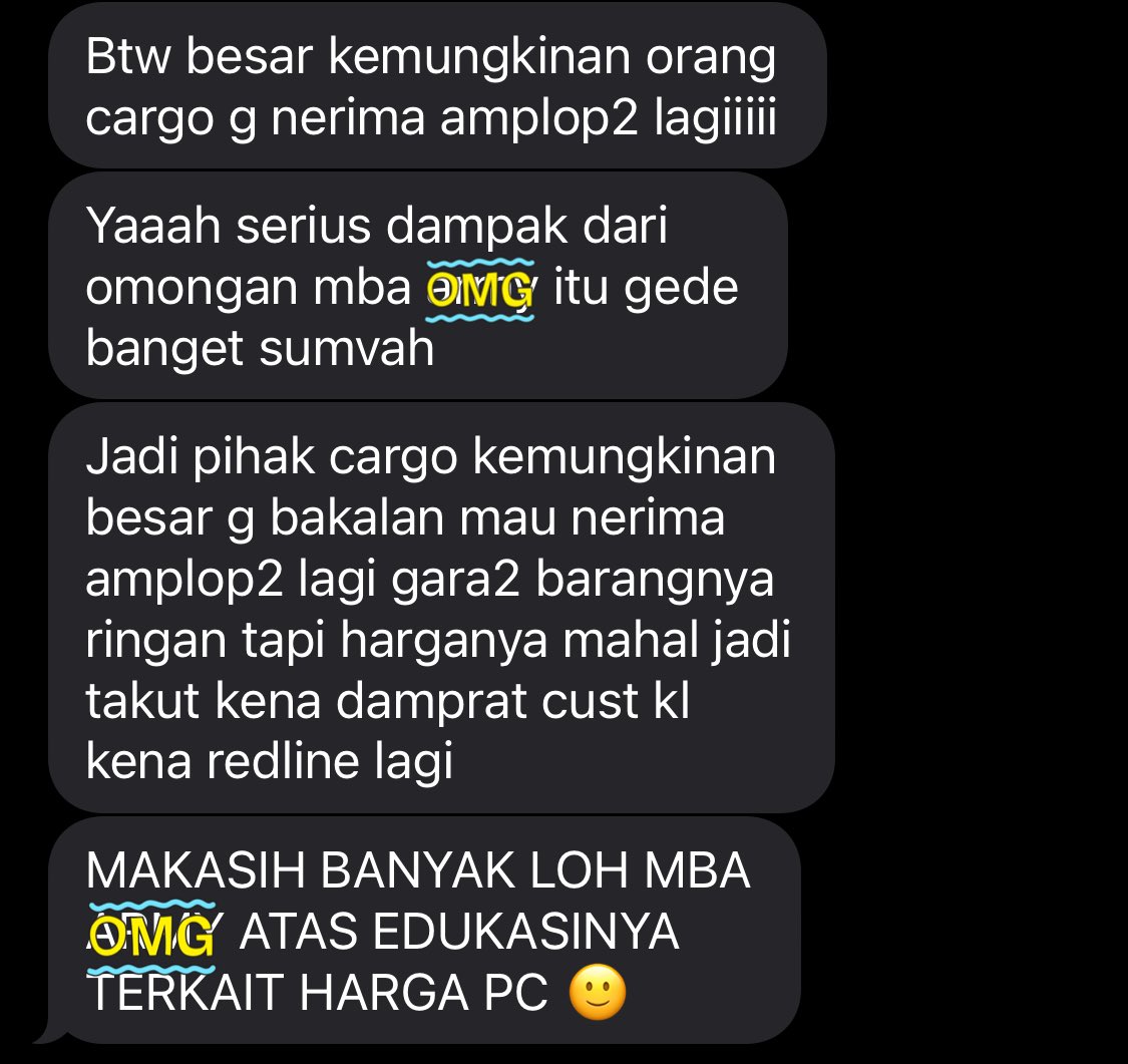 makasih ya mbak kolektor 10jt. gara2 km go2 ina terancam, dan temen2 kolektor gabisa nyari wl di LN! ini kata kakak wh ku, huhu. makasih ya mbak. THANKYOU