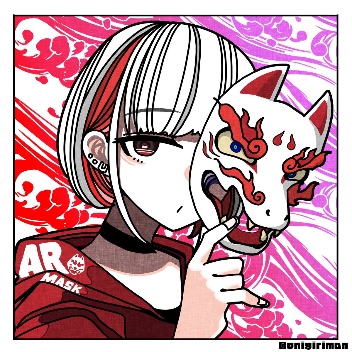 reo_suzumura's tweet photo. ARMCとのコラボを記念して、おにぎりまんさんに描き下ろしていただいたコラボイラストをご購入させていただきました！！

実はNFTを購入するのは初めてで、お迎えできて本当に嬉しいです！！

愛でます❤️‍🔥

@onigiriman1998 

#NFT 
#ARMC
#ARMaskClub
#おにぎりまん https://t.co/qoN4VtPtdc