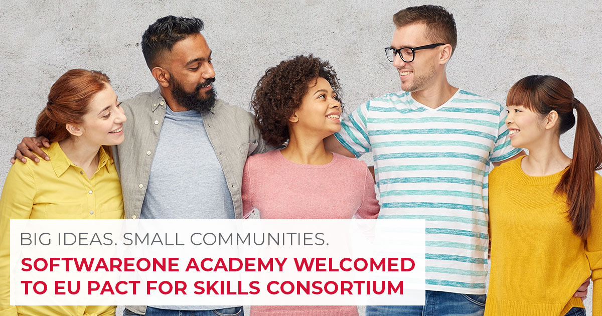 SoftwareOne's tweet photo. Through our #SoftwareONEAcademy, we are now part of the EU's Pact for Skills Consortium and the European Alliance for Apprentice. Read more:
https://t.co/oT4m7ElbAQ

#BigIdeasSmallCommunities #education https://t.co/ETh9Csqx96