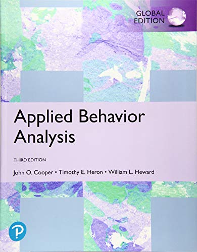 [PDF] READ Applied Behavior Analysis GE by John O. Cooper, Timothy E ...