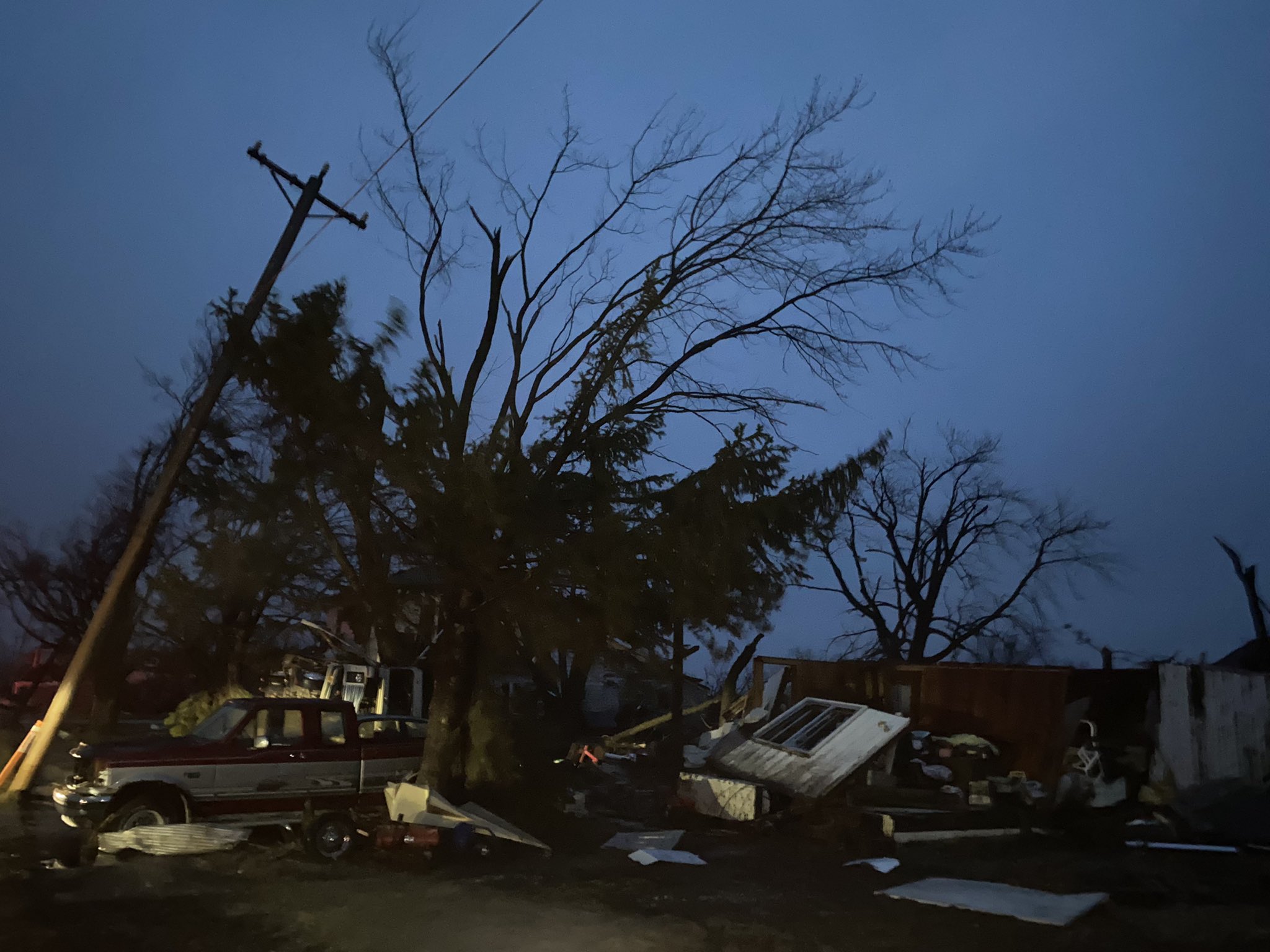 Emily Pofahl on Twitter "The sun is coming up for Taopi, MN where there’s severe damage after