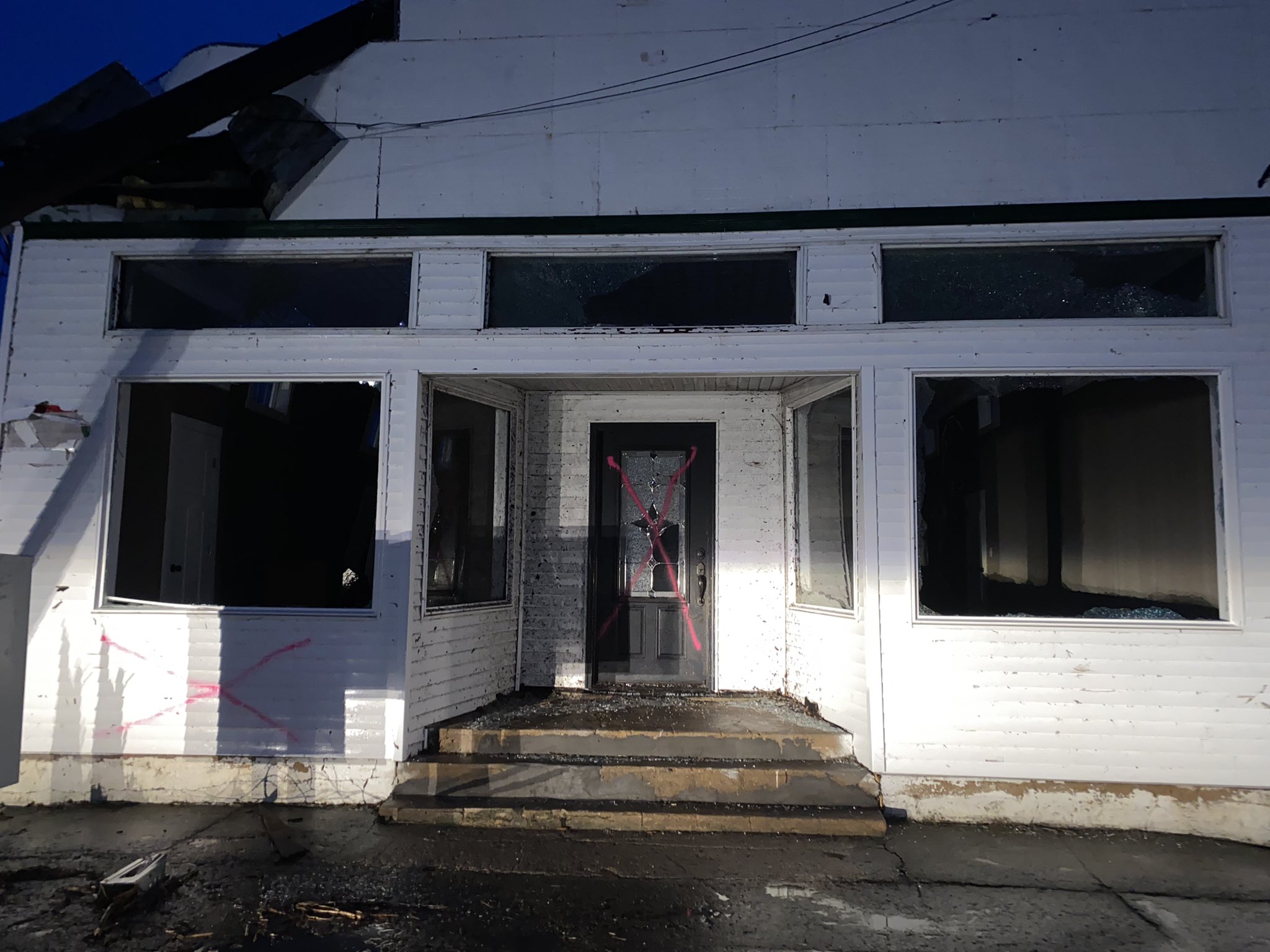 Emily Pofahl on Twitter "The sun is coming up for Taopi, MN where there’s severe damage after