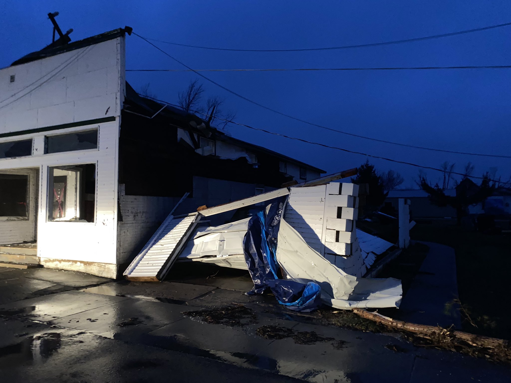 Emily Pofahl on Twitter "The sun is coming up for Taopi, MN where there’s severe damage after