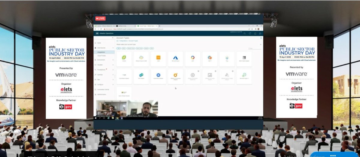 egovonline's tweet image. Vivek Sharma, Senior Sales Specialist, Cloud Management, @VMware: &quot;The government is now eyeing building data centres in India and a lot of Indian companies are participating in that.&quot;

Watch here: bit.ly/3jCGkBD

#CloudForGov #PublicSectorIndustryDay