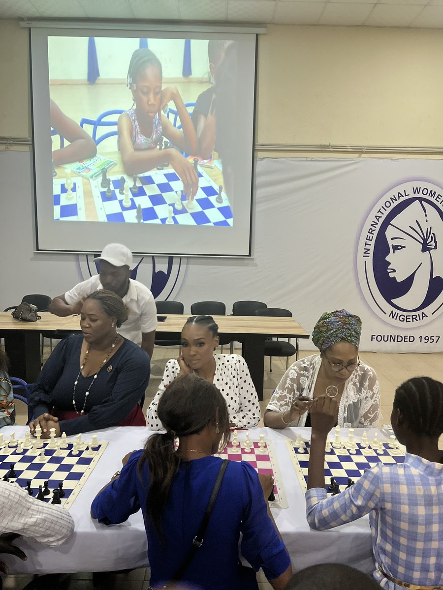 Tunde_OD's tweet photo. It’s been one month since we launched our Chess training center in partnership with International women society at Ikate for 50 girls.

Yesterday, they got to share their progress with some of the past IWS presidents including the Executive vice chairman of Globacom @BellaDisu https://t.co/suvIBQPbTa
