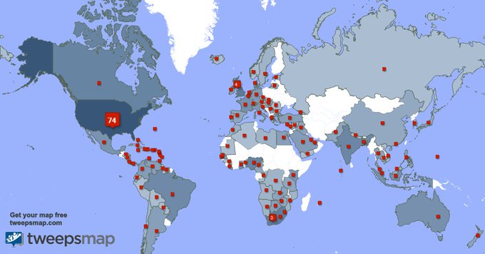 Special thank you to my 24 new followers from South Africa, and more last week. https://t.co/GCleYnYflL<a href="/tag/thanksall"class="tags"><span>#thanksall</span></a>