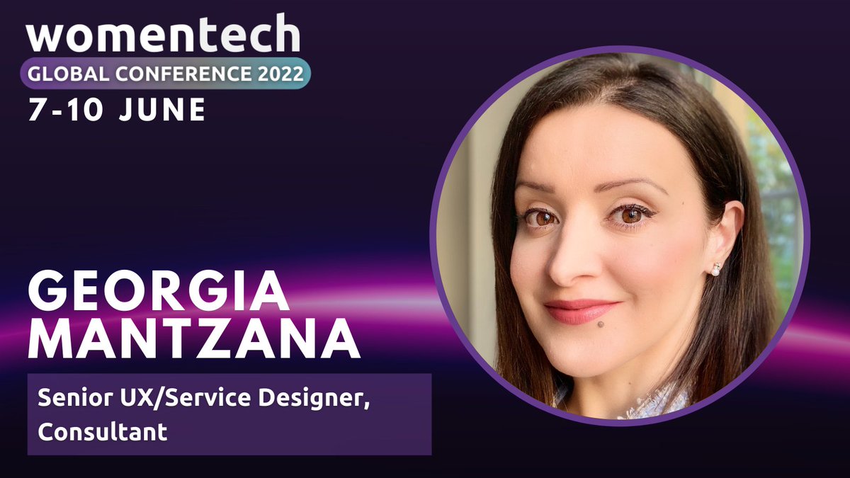 WomenTechNet's tweet photo. 🎤 At #WTGC2022, @GeorgiaMantzana will talk about the concept of #servicedesign, the responsibilities of #servicedesigners, and the difference between UX, CX, and service design.
📍 Find out more here: https://t.co/K10syKEACJ
#womenintech https://t.co/htNQ1m0E6U