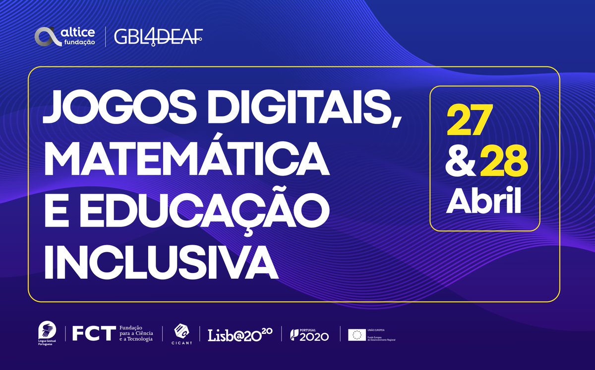 cicant_research's tweet photo. GLB4deaf project will hold its hybrid closing event on  27th and 28th April. The event will be free of charge, held in portuguese and LGP, and registration is mandatory: https://t.co/k8eVHKrTcF
More info: https://t.co/8VROGJtkcz https://t.co/EZVis20lEI