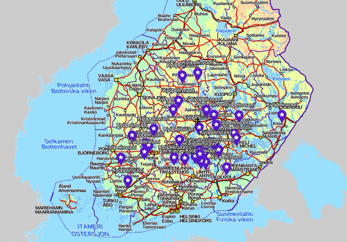 #Kyöpelinvuori tunnetaan kansanperinteessä noitien kokoontumispaikkana. Missä tämä myyttinen vuori sitten sijaitsee? 

Siinä onkin mistä valita. Suomesta löytyy peräti 32 Kyöpelinvuori-nimistä kohoumaa, kertoo karttapaikka.fi.

#paikkatieto #kartat #pääsiäinen