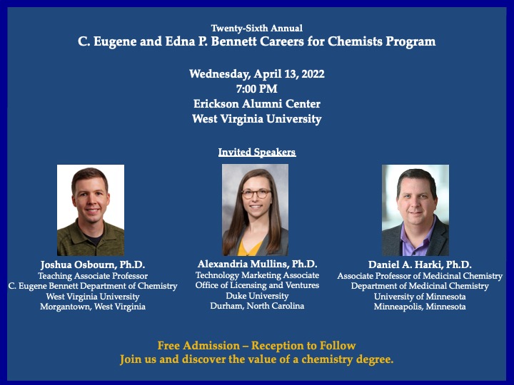 Hoover_Lab's tweet photo. So excited to welcome group alum @AlexGMullins back to campus today for the Departmental Bennett Careers in Chemistry Program! @WVUChemistry https://t.co/QxnhtxDmLw