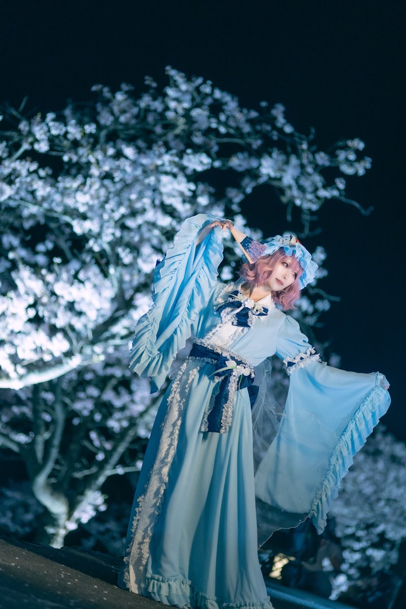 コスプレ 東方Project / 西行寺幽々子 写真 @bewith208407 #コスプレ桜祭22