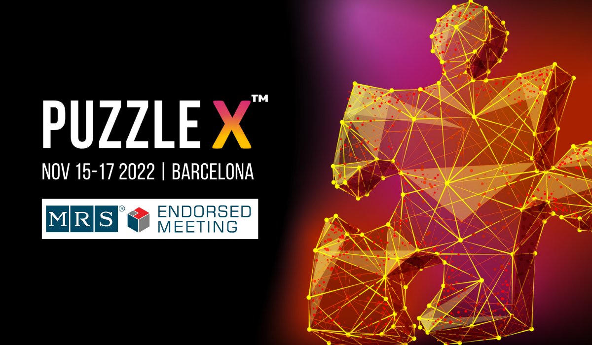 puzzlex_io's tweet photo. 🎉 PUZZLE X™ has received an official endorsement from the Materials Research Society (MRS) to engage international materials stakeholders in its flagship event PUZZLE X™ Nov 15-17 in Barcelona, Spain

@MRSBulletin @matterverse_io 

https://t.co/Ot8cmWQt2U https://t.co/0KTgefyL1u