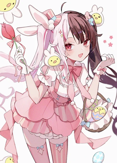 #れなの鳥っくあーと
イースター夜見🌼🐰🐾🐣🌷 