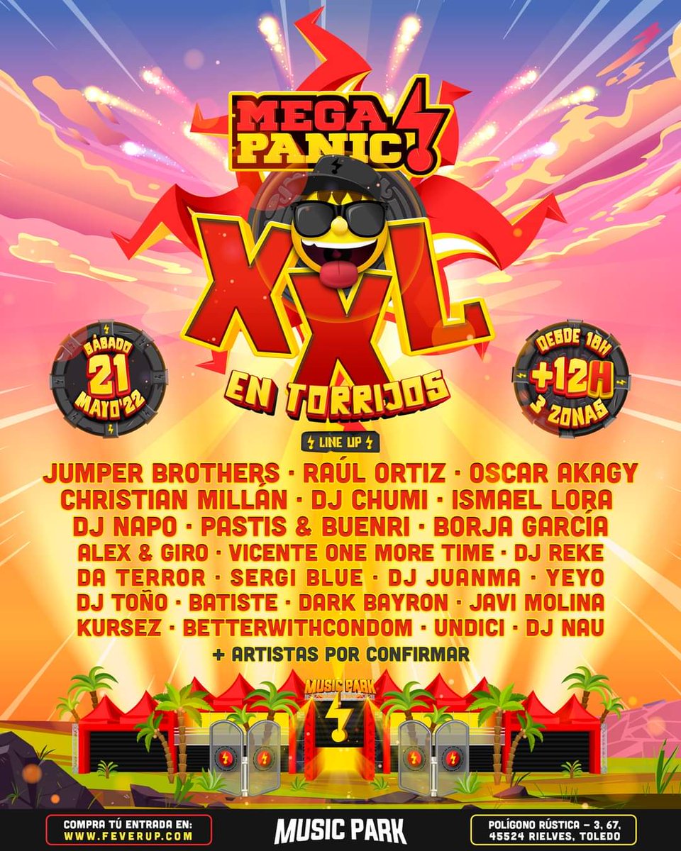 betterwithC's tweet photo. INAUGURANDO TORRIJOS!!!💦😛🔥
Ya podemos hacerlo oficial, nos vemos el dia 21 de Mayo en Torrijos #musicpark !! (Antigua Radical) 💦
CON UNA MEGAPANIC XXL!!😛🤟🔥 https://t.co/kutJ3ZWLoA