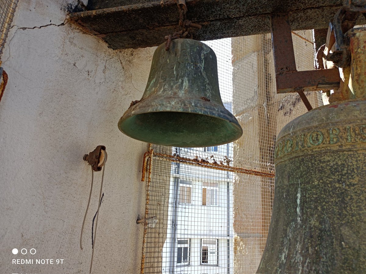 One bell came from South mole lighthouse Gibraltar, the 1796 one origin is unknown these bells of St Joseph's Gibraltar are the only accurate ones in the city radio linked to the rugby clock