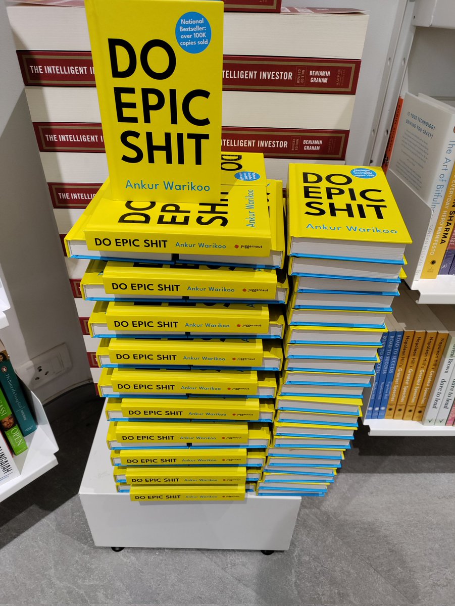 vikramshettyc's tweet image. Hey @warikoo your books are at @crossword_book #kempscorner #mumbai