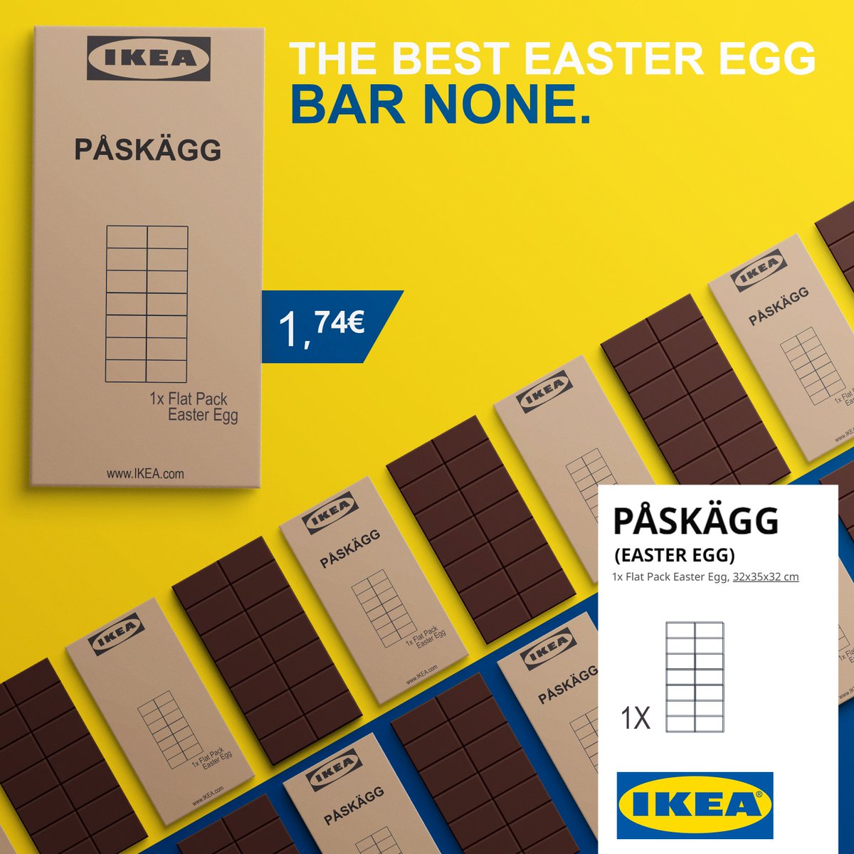 "Flat Pack Easter Egg" 

What a brilliant idea 😂

We love everything from the cardboard style packaging to the part breakdown!

What do you think?

#jokemarketing #fauxeasteregg #eastermarketing #marketingideas #marketing 

Mock-up by Assured Marketing