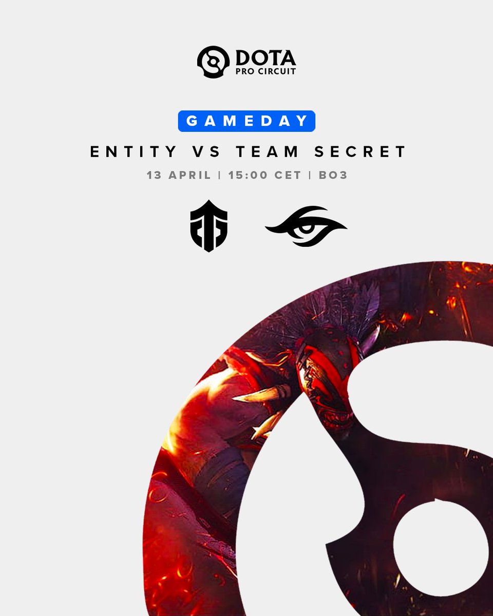 EntityDota's tweet photo. The Harpy duel has been called off, we'll duke it out the old fashioned way against @teamsecret. Be there or be 🔲

🔗https://t.co/0TfzkyeraT
#EntityEU #Roadtothemajor #DPC https://t.co/VczUCGZhuW