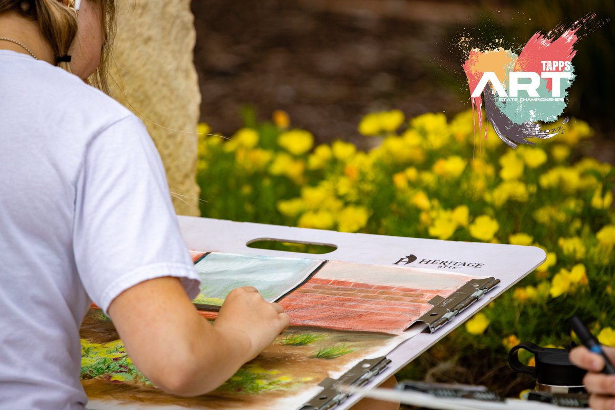 TAPPSart's tweet image. Good morning! We had a fantastic day of art yesterday and we are on our final day today of the #TAPPSart State Championship!