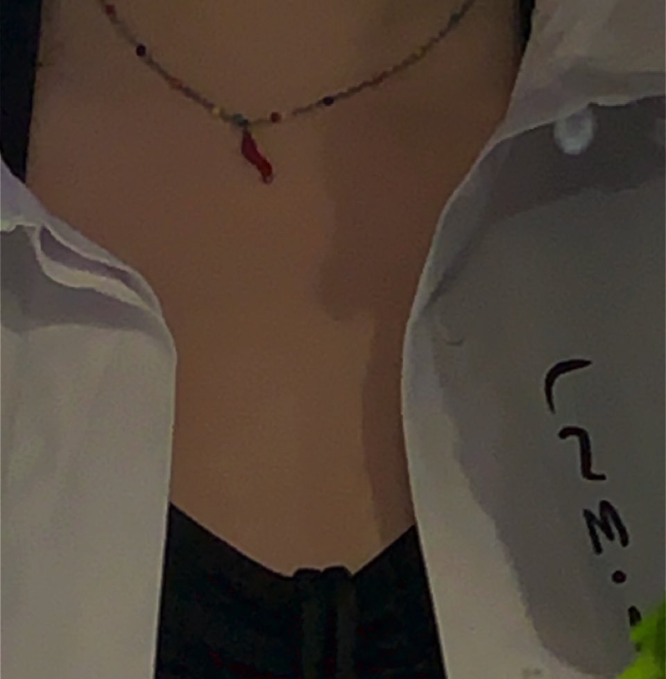mara_wbl's tweet photo. emotional support necklace <33 https://t.co/BXgSBj4X1N