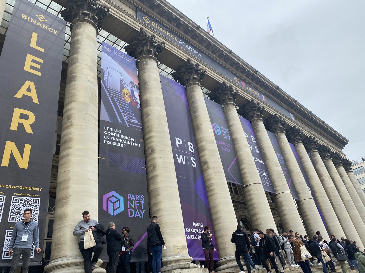 Wow. Stop saying that the revolution is coming. It’s already here.
In Paris. 
#PBWS2022 @PBWSummit
