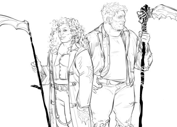 me and the bestie lines done 