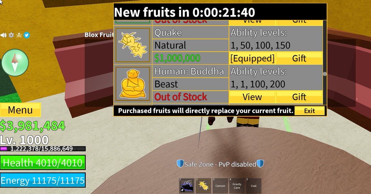 The Buddha Fruit's location » T-Developers