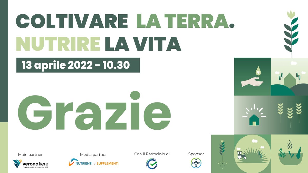 Centro Responsabilità Sociale (@socialecentro) on Twitter photo Il convegno “COLTIVARE LA TERRA. NUTRIRE LA VITA” termina qui.
Grazie a tutti per aver partecipato e grazie ai nostri ospiti per gli spunti che hanno fornito durante la giornata.
Buon <a href="/SolAgrifood/">Sol&Agrifood</a> a tutti!
@pressVRfiere Nutrienti e Supplementi <a href="/IsproMay/">IsproMay</a> <a href="/BayerItalia/">Bayer Italia</a> Il convegno “COLTIVARE LA TERRA. NUTRIRE LA VITA” termina qui.
Grazie a tutti per aver partecipato e grazie ai nostri ospiti per gli spunti che hanno fornito durante la giornata.
Buon <a href="/SolAgrifood/">Sol&Agrifood</a> a tutti!
@pressVRfiere Nutrienti e Supplementi <a href="/IsproMay/">IsproMay</a> <a href="/BayerItalia/">Bayer Italia</a>