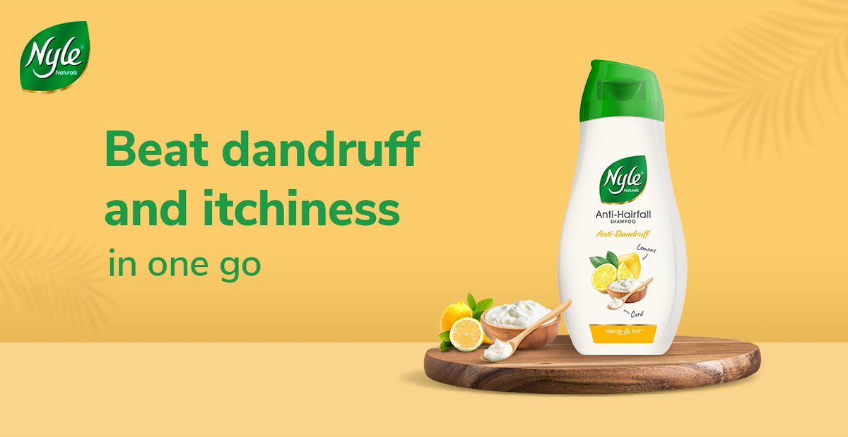 NyleNaturals's tweet photo. This one keeps the scalp hydrated and makes hair smoother! Time to say goodbye to dandruff! #NatureKeLabSe
#NewLaunch #NyleShampoo #NyleNaturals #Nyle #NyleShampoo #NaturalIngredients #HairSolutions https://t.co/bIjkLhz7lb