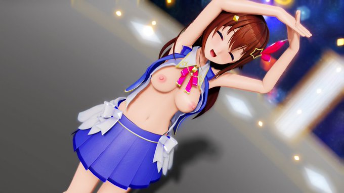 僕がMMD制作を始めるのにかなりの影響を受けたMMDerのavharu様に助けて頂いて、ずっとやりたかった超ミニスカート化できました。avharu様本当にありがとうございました。 