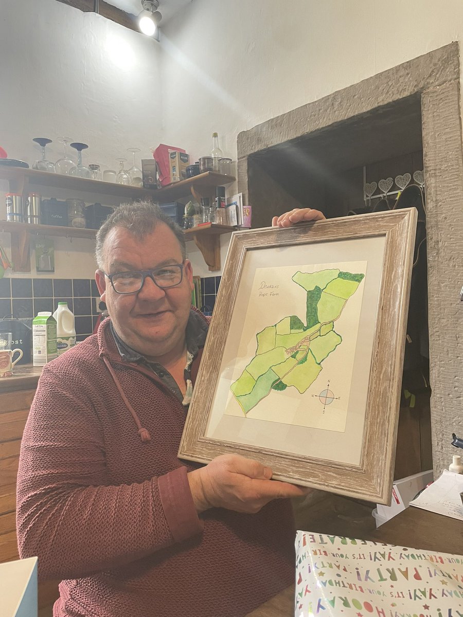 Attempted to channel my inner Picasso and paint a map of the farm for Dad’s birthday.

I think the boss approves and I’m quite proud of it!🎨🖌