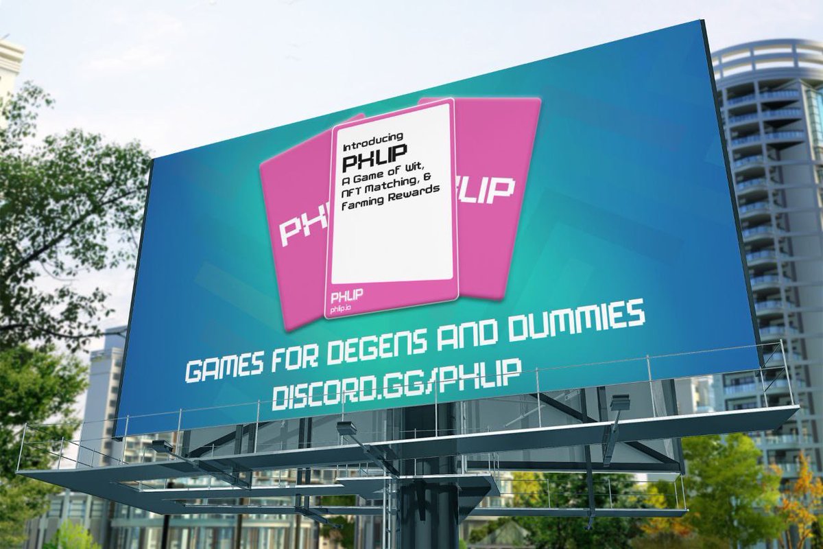 If you’ve played Cards Against Humanity you’re going to love #PHLIP! Play your best cards and…earn some #Crypto while you play! 

It’s funny, it’s edgy, and it’s going to change the #P2E space⚡️

#NFTGame #Web3 #DeFi #PlayToEarn #CryptoGaming 
⬇️
discord.gg/phlip
