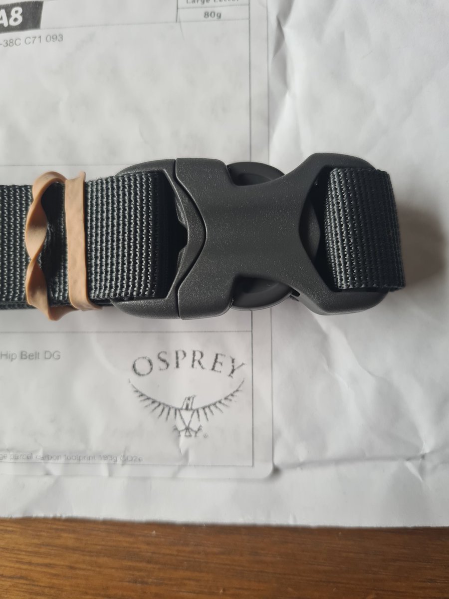 Broken part replaced in less than 48hrs. Now THAT is customer service. Another reason why i love <a href="/OspreyPacks/">Osprey Packs</a>