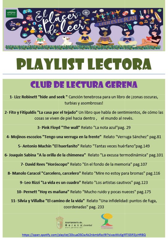 EPDL_Gerena's tweet photo. #Playlistlectora @Placerdeleer19 ¡maaaaaaammmmmbo! https://t.co/QWwucikOeq