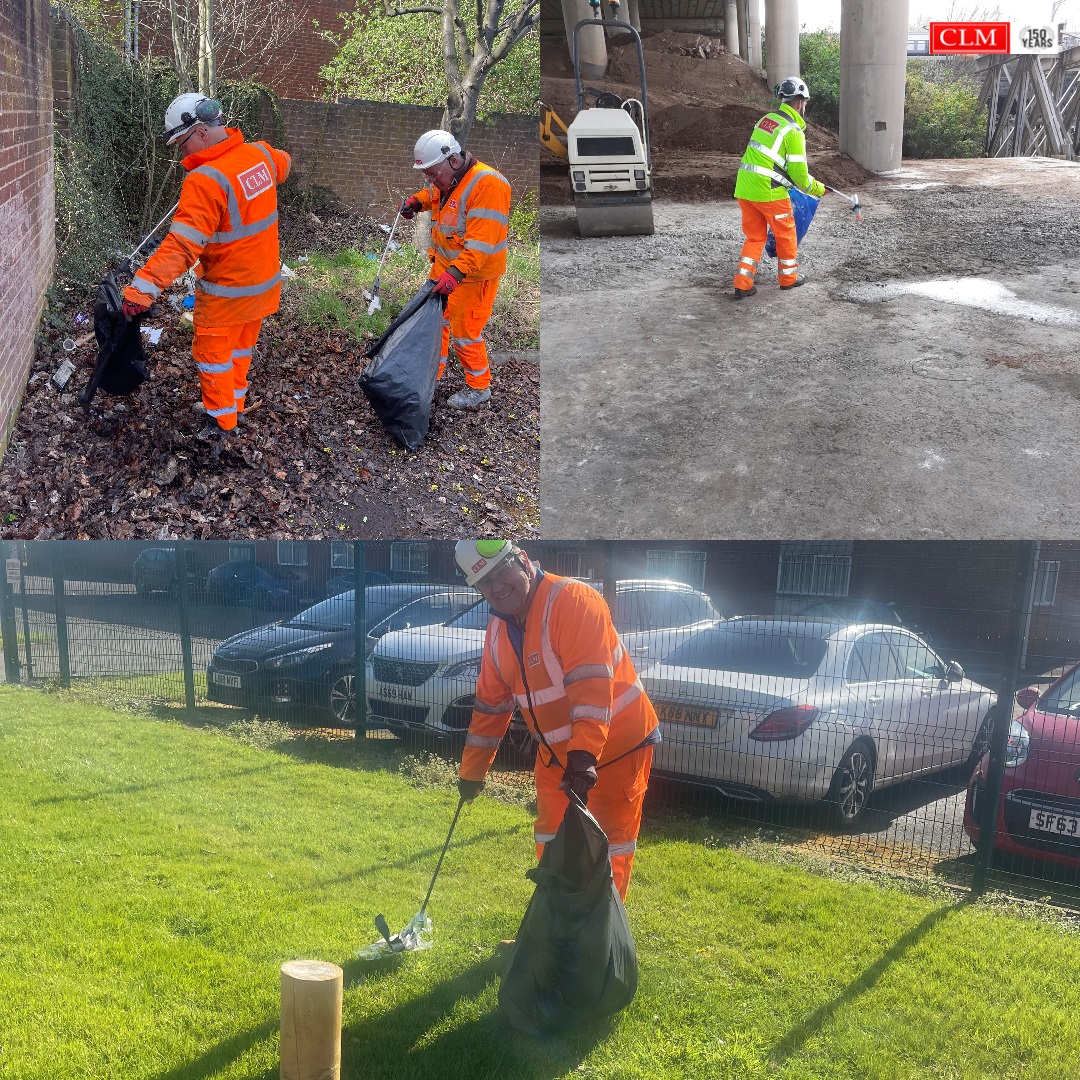 CLM have taken part in the 2022 Great British Spring Clean “One Bag, Big Difference,” along with other companies within the @Area 9 Alliance. We have collected litter around our sites and head office in Oldbury, to help reduce waste and #keepbritaintidy.