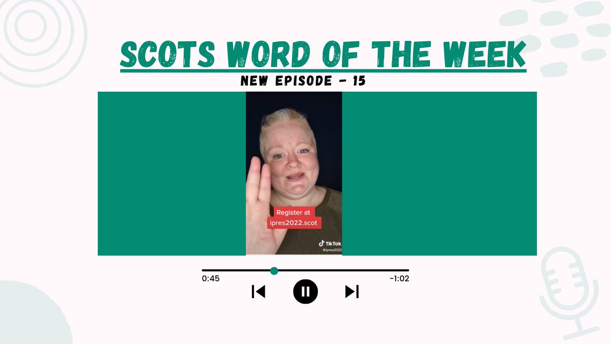 iPRES_conf's tweet photo. Wednesday is here again and in #iPres2022 terms that means #ScotsWordOfTheWeek!!

Check out 👉https://t.co/Wld7HlPYgu

Let's hope we do NOT get to use this week's word between 12-16 September in #Glasgow ☔

#digitalpreservation #digipres #conference #InPerson #Online https://t.co/qptLxhsXAo