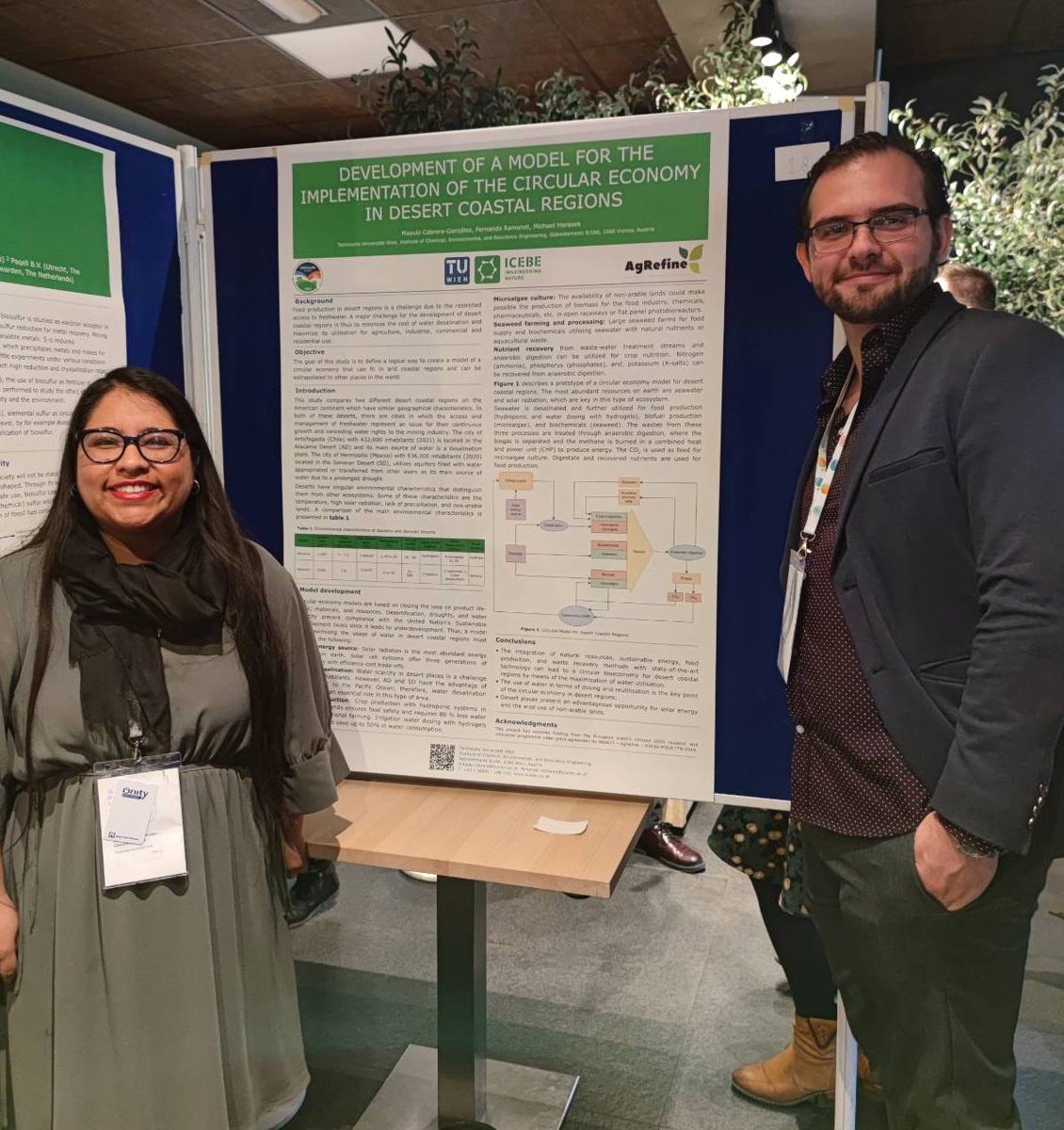 Day 3 in #CircularWUR conference and @AgrefineI
is actively present. @JStarke10 and @Mariana_Cerca prepared a very interesting workshop while @CabreraMayuki and @framonet show results from their scientific research by poster presentation. 
#circularbioeconomy #ITN #MSCA #PhD