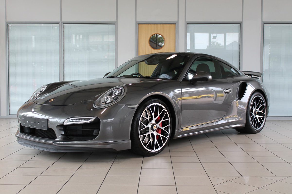 HarbourCars's tweet photo. Fresh in Stock - Porsche 911 (991) 3.8 Turbo PDK Coupe - . A stunning car with a huge specification including PDCC, Rear Axle Steering, Centre Locks, Glass Sunroof  and only 14600 miles. For more info please visit : https://t.co/uWzwNqwK6Y https://t.co/Lz6ua1wEm4