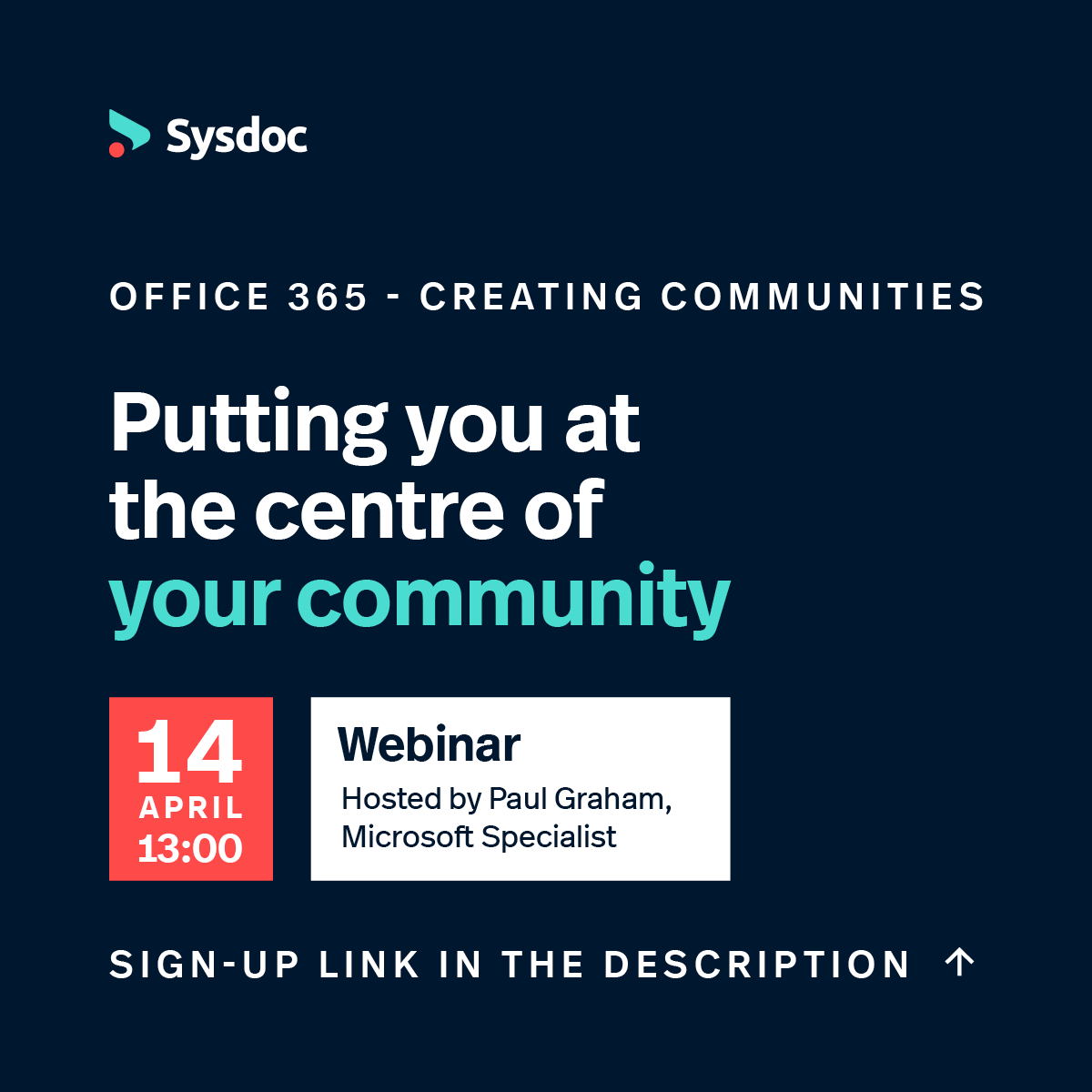 Don't forget to sign up for our free webinar bit.ly/36USxis Tomorrow, Paul Graham will be demonstrating how to use low-cost technologies to put you at the centre of your community.