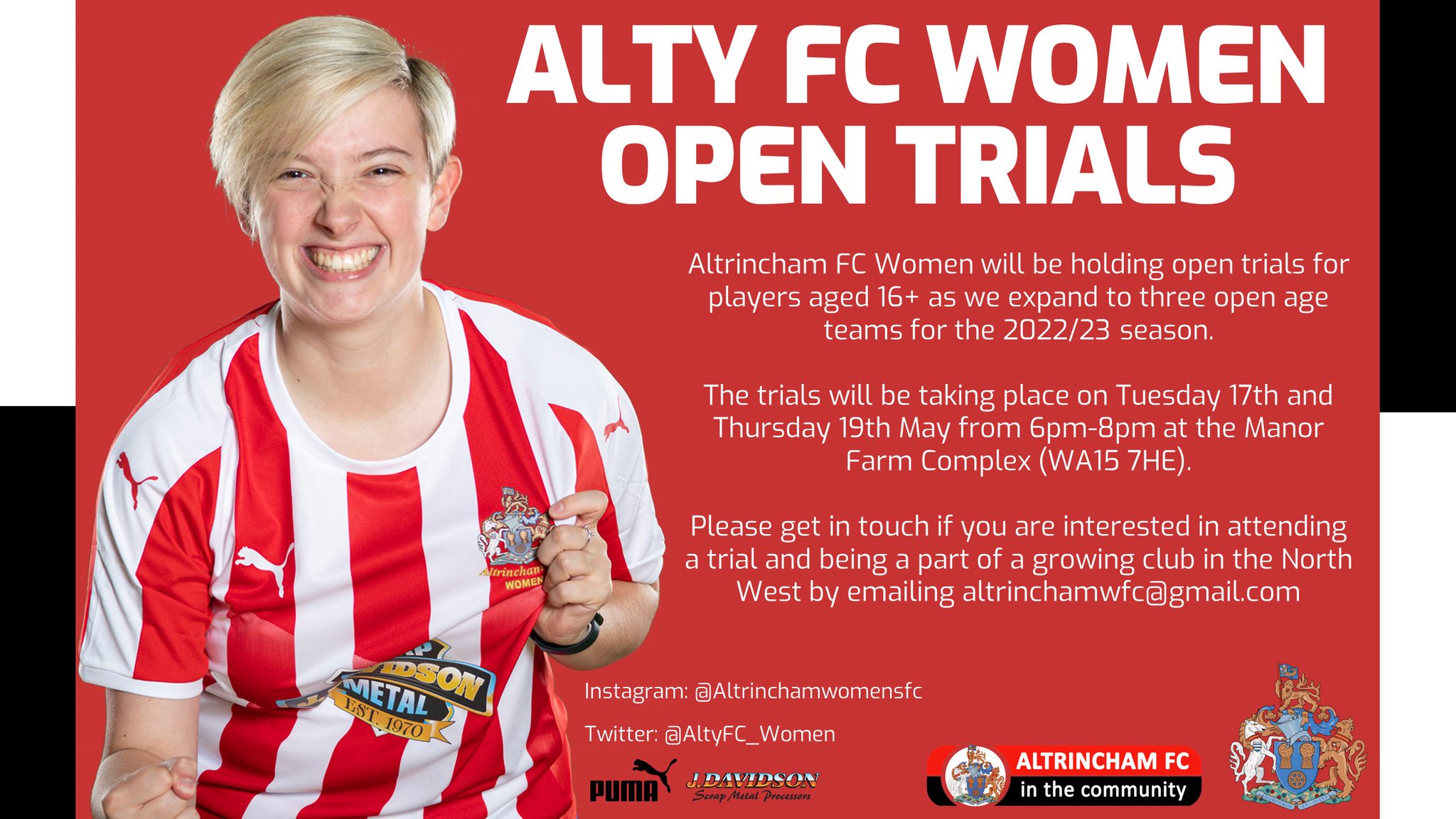 Altrincham FC Women (@AltyFC_women) / X