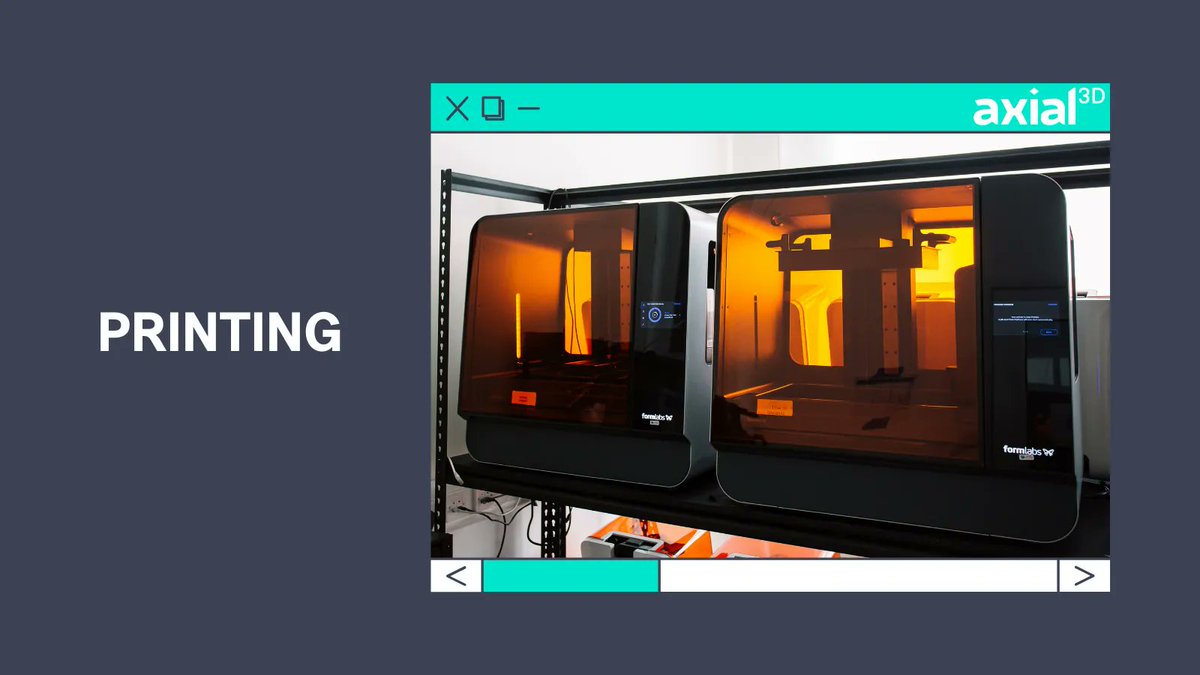 Axial_3D's tweet photo. Curious about the process behind our 3D printed models?

Once the models have been printed, they are post-processed by the team to make them ready for delivery.

Find out more about our services: https://t.co/YdGvdftBEK

#Medical3DPrinting #Medical3DModels #3DPrintingProcess https://t.co/I8HY8XpDiQ