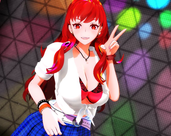 幻想(と書いてファンタジーと読む)は浜で死にました・・・
出来心でヴィンディケアさんの角を非表示にしてみたら別人感がすごい😅
これはこれでメチャカワなんですが😍

衣装はサイキョー様、ポーズは、じぶん様、IXA様、oraora様、Torch様からお借りしました。 